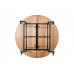 Flip Up & Folding Half Circle Round Table